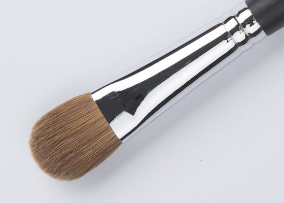 정교한 사용을 위한 크루얼티 프리 오렌지 합성 섬유의 작은 뾰족 컨실러 브러쉬