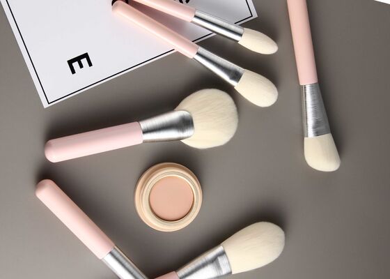 보니라 뷰티 럭셔리 팬 브러쉬 비건 크루얼리티 무료 타클론 합성 머리카락과 재활용 가능한 버치 목재 손잡이 - 수작업 파우더 브론저 브러쉬