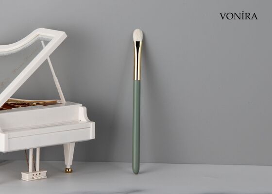 보니라 맞춤형 도매자료 자연 흰 염소 털 작은 안구 그림자 붓 개인 레이블 서비스